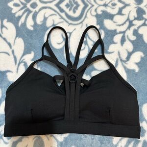 Bombshell Sportswear Black Strappy Bra